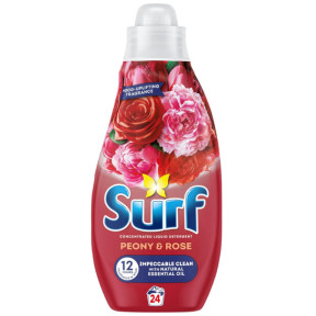 Рідкий засіб для прання Surf Peony & Rose, 24 прання, 648 мл